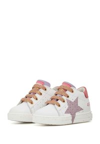 Falcotto SALAZAR IMPRIMÉ ÉTOILE - Sneakers basse - weiß altrosa