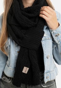 Knit Factory HAZE - Sjaal - black