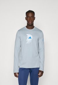 adidas Performance JUDE BELLINGHAM LONGSLEEVE - Long sleeved top - light grey