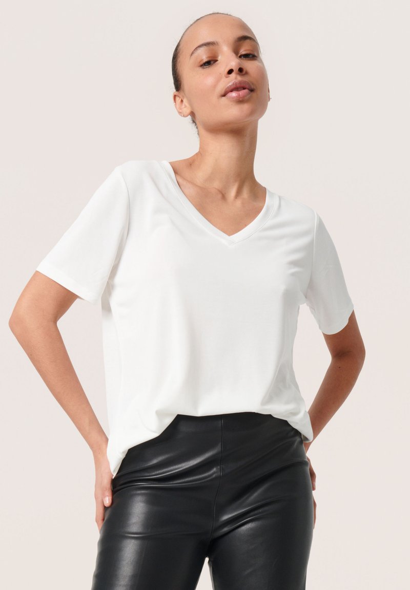 Soaked in Luxury T-shirt basic - broken white