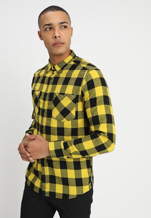 CHECKED - Button down-skjorte - yellow