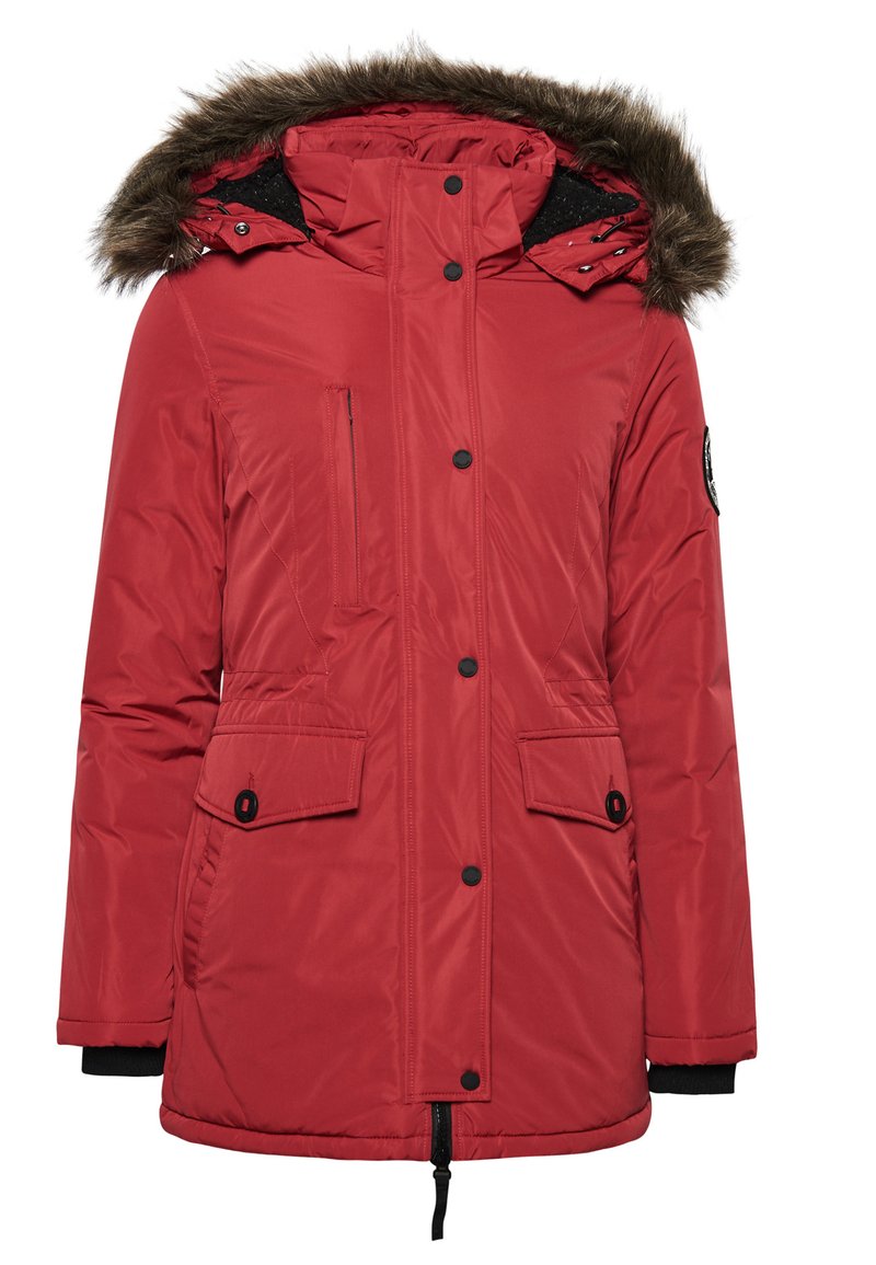 Superdry & Co Parka rood Superdry & Co Parka rood