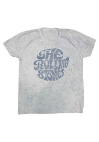 Paradiso Clothing THE ROLLING STONES LOGO DIP DYE - Print T-shirt - white