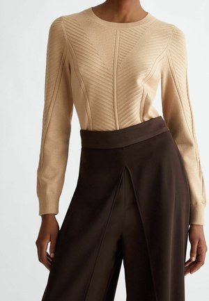 Strickpullover - beige