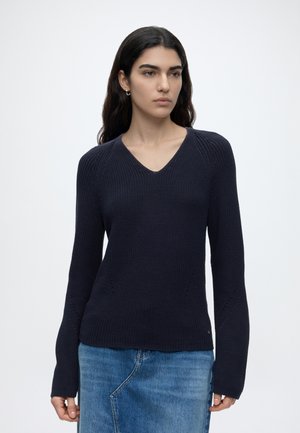 BOSS FARDELLINA - Pullover - dark blue