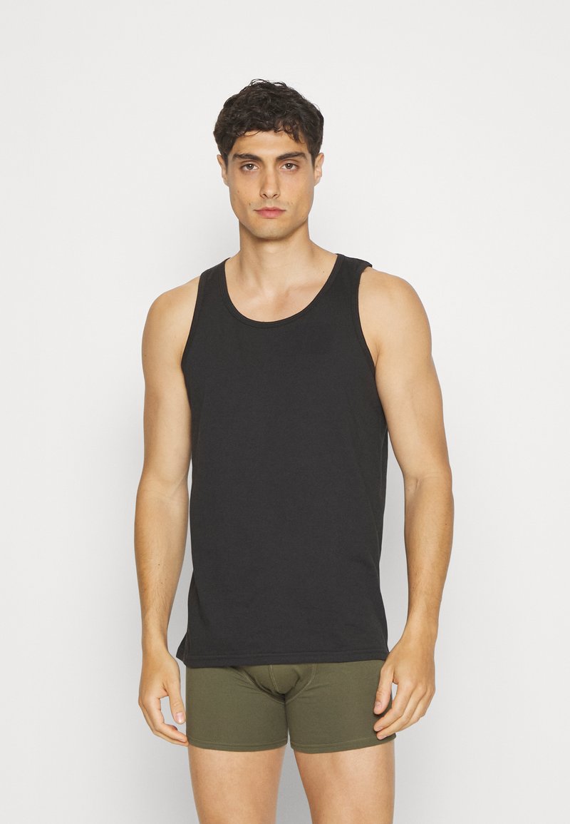Jack & Jones JACTANK 5 PACK Undertrøye black/svart Zalando.no