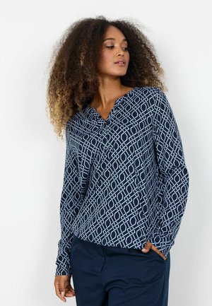 Top s dlhým rukávom - c navy combi