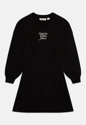 LOGO TUCK DRESS - Vardagsklänning - black