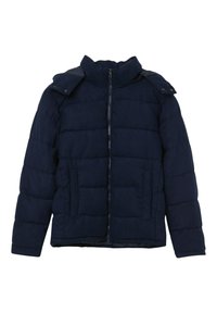 Trespass Annah Giacca Impermeabile Bambina Con Cappuccio Rimovibile – Antivento, Trapuntata, Dettagli Riflettenti, Colore Cornflower - 2