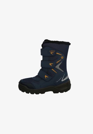 Lurchi KRISTO SYMPATEX - Botas para la nieve - dark blue/grey