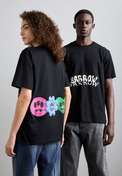 Barrow UNISEX - T-shirt imprimé - nero/black