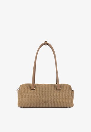 LANCASTER, TRESSÉ CUBE - Sac à main - moka