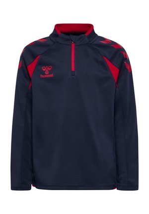 CORE 2.0 HALF ZIP  - Langærmet T-shirt - marine true red