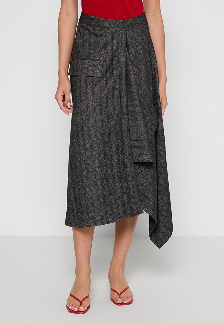 REMAIN A-lijn rok antraciet