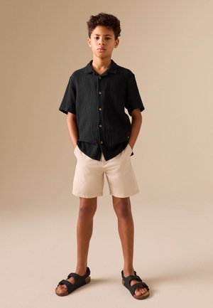Next, REGULAR FIT - SHORT SLEEVE REVERE COLLAR - Skjorter - black