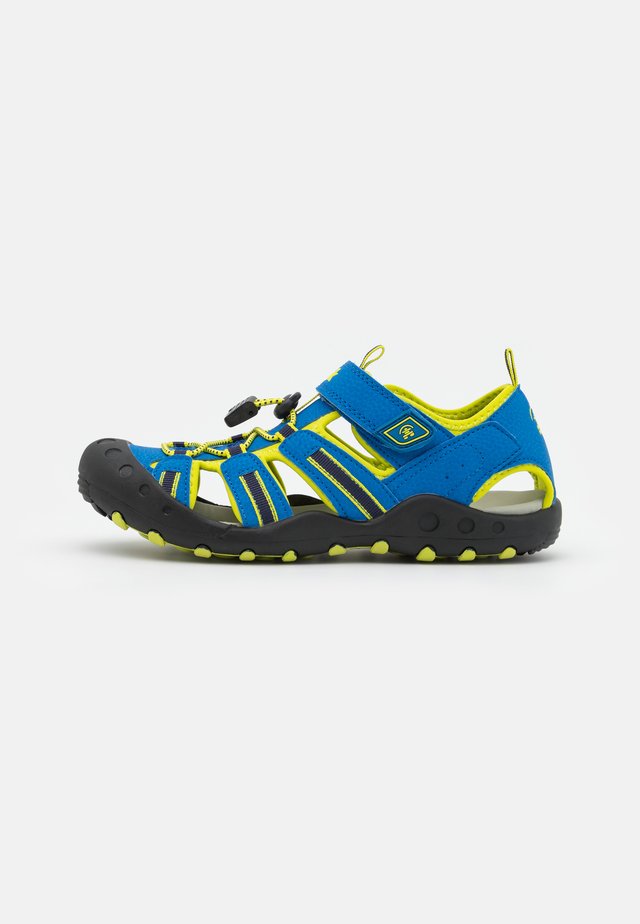CRAB UNISEX - Trekkingsandaler - blue/lemon