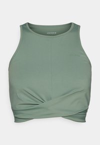 STUDIO CROSS TANK - Viršus - agave green