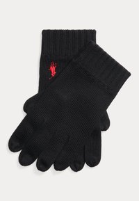 SIGNATURE PONY WOOL GLOVES - Mănuși -  black