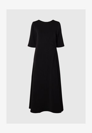 Selected, SLWTENNY SS O-NECK DRESS NOOS - Μάξι φόρεμα - black
