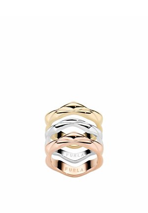 3 PACK SET MIONIDO - Ring - silver tone and gold tone