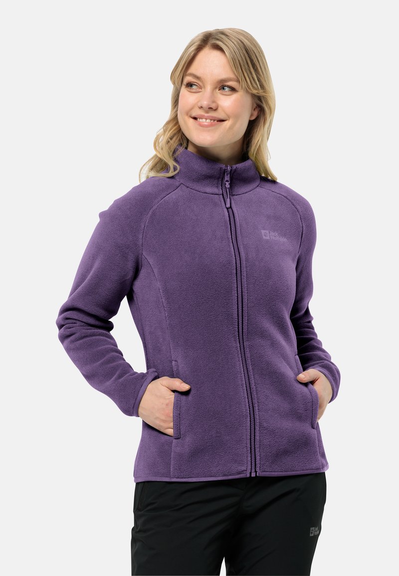 Jack Wolfskin MOONRISE FULL ZIP W - Giacca in pile - ultraviolet