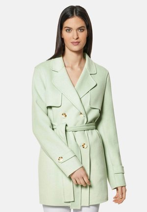 DOUBLEFACE-IN -OPTIK - Trenchcoat - sorbet green