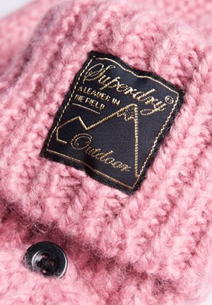 Fingerless gloves - vintage smoke pink tweed