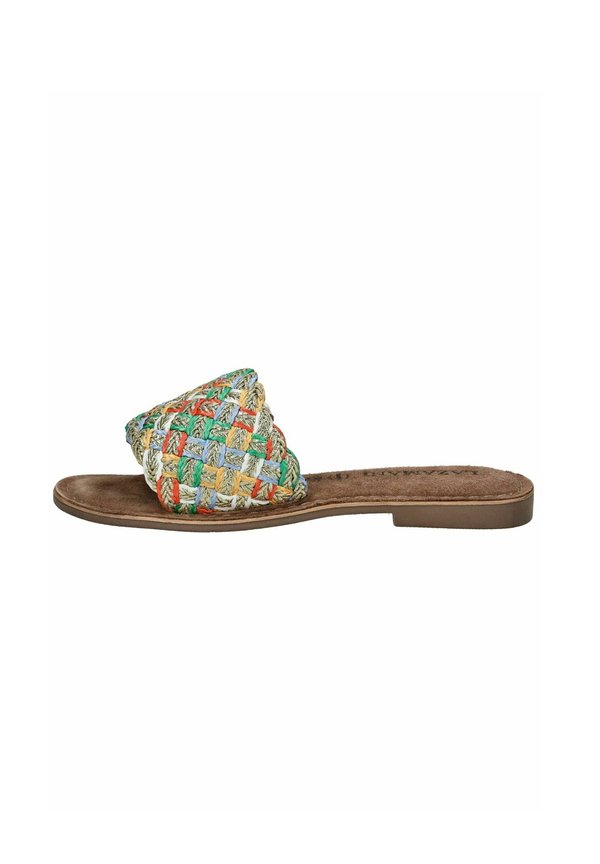 Pantolette flach - multi