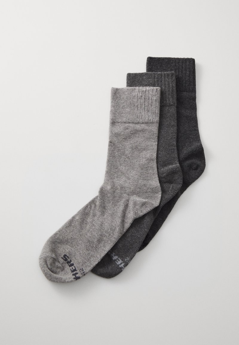 Skechers 3 PACK - Calcetines - light grey melange
