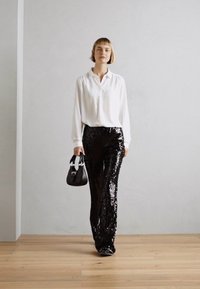 Lindex TROUSERS LARA - Pantalon classique - black