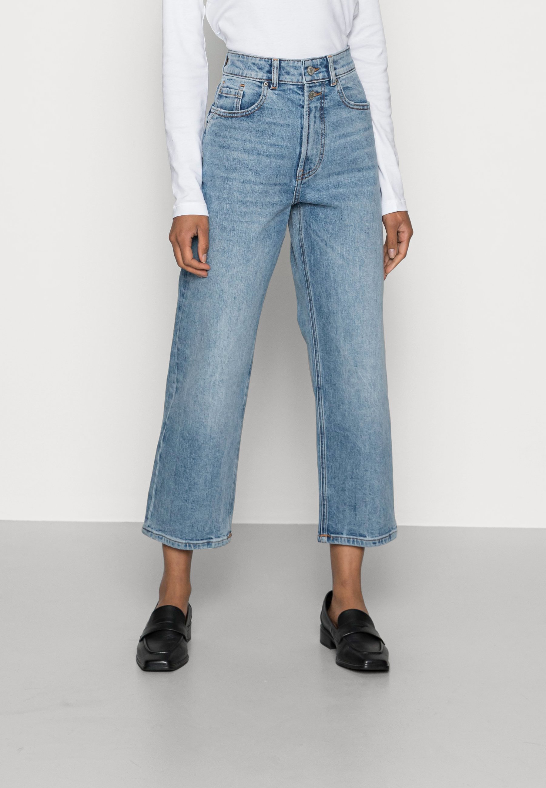 Esprit DAD FIT - Straight leg jeans - blue light wash/light-blue denim -  Zalando.co.uk