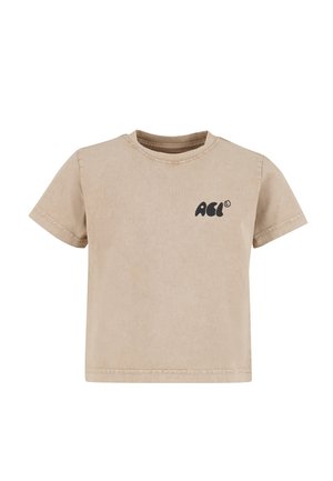 CACAO DEPARTMENT WASHED - Triko s potiskem - beige