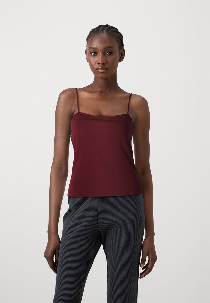 Pieces PCMINNI STRAP - Topper - tawny port