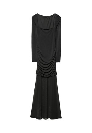 FITTING WITH CONTRAST DETAIL - Maxikleid - black