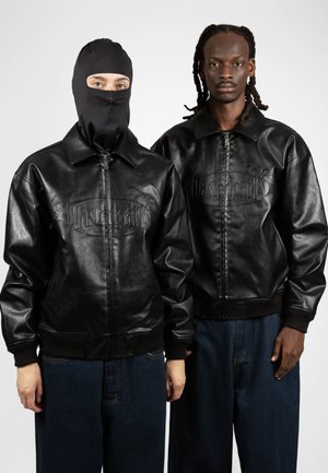 Wasted Paris BOILER RESET VARSITY JACKET UNISEX - Imitatieleren jas - black
