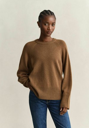 GANT, Strickpullover - warm khaki