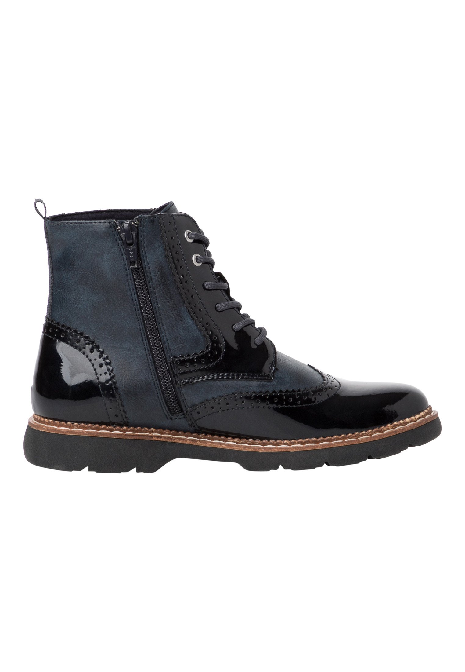 s.Oliver Ankle boots - navy comb./dark 