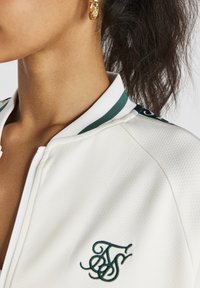 SIKSILK LUXE CLUB - Mikina na zip - ecru