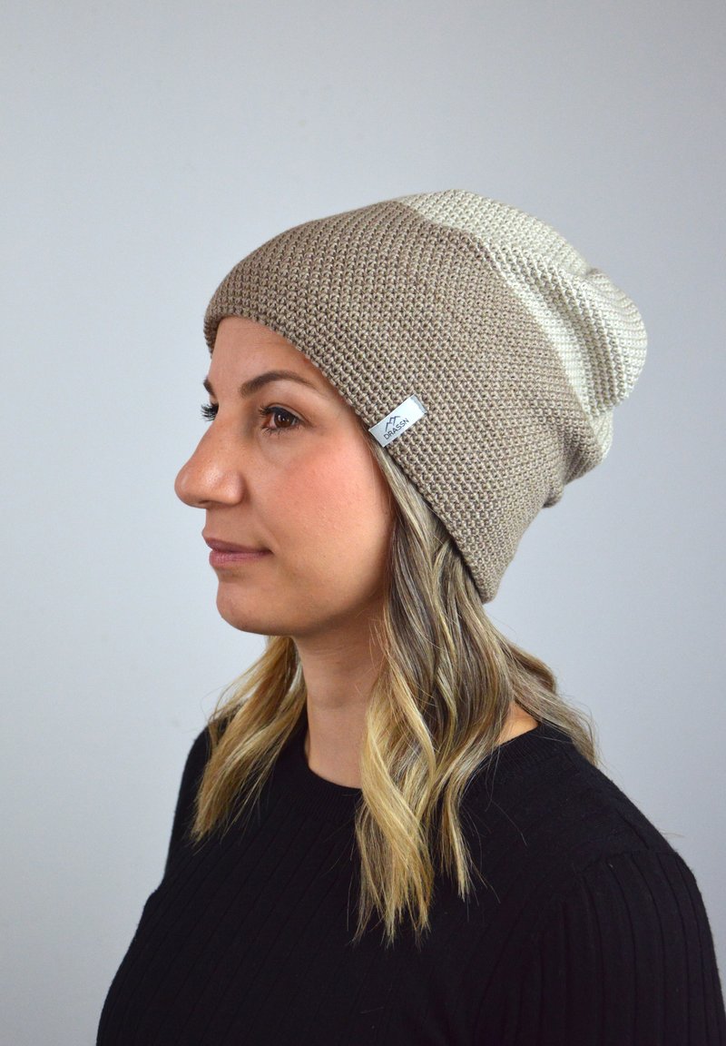 DRASSN - LERAU FULL-RECYCLE - Beanie - beige, Enlarge