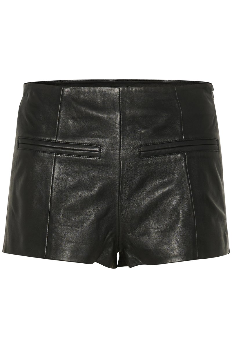 Gestuz Leren broek zwart