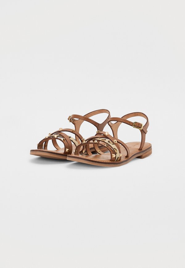 MADDALUSIAC - Sandals - camel3