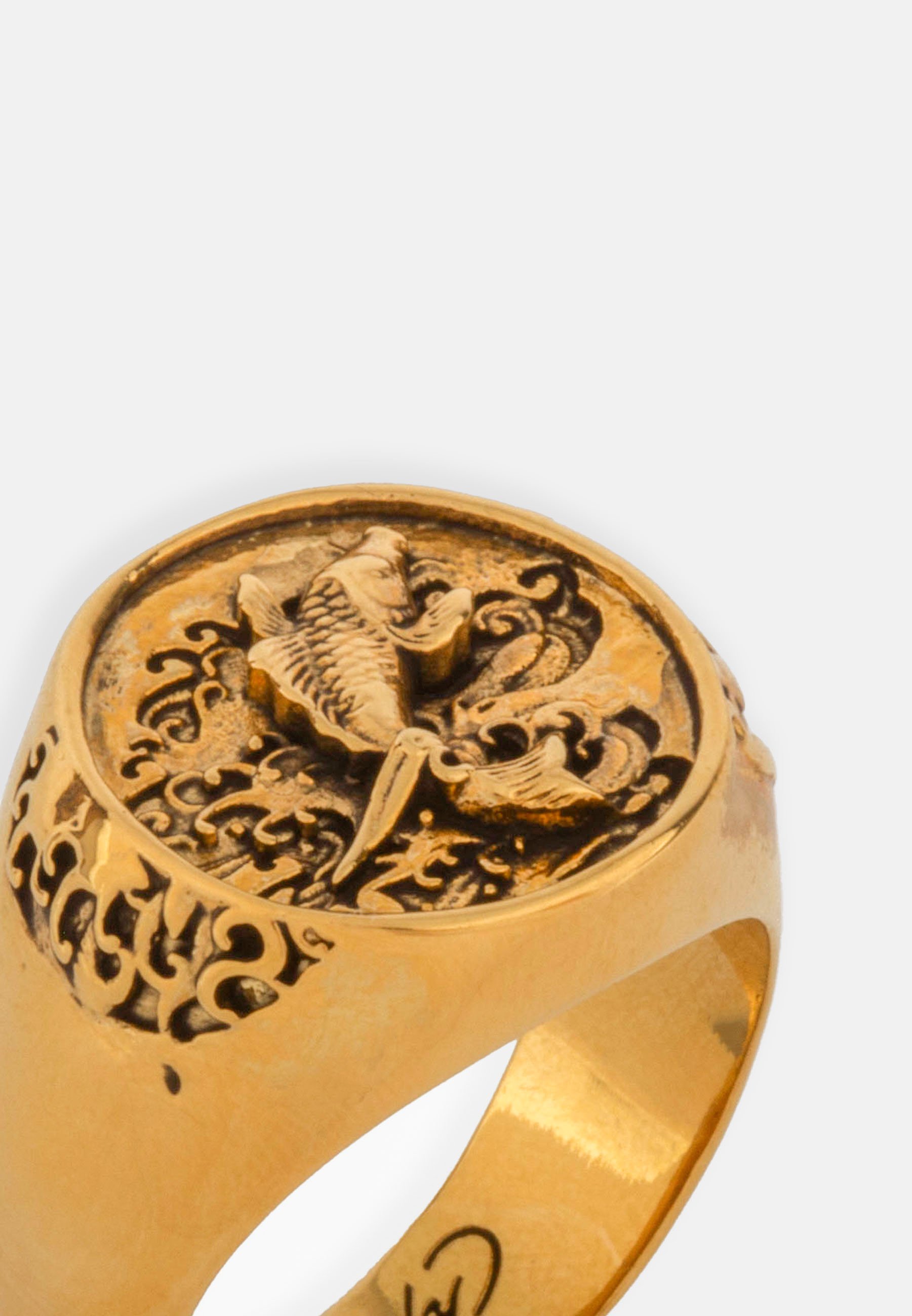 Ed Hardy KOI SIGNET リング Ed Hardy KOI SIGNET - Ring - gold-coloured/goldfarben - Zalando