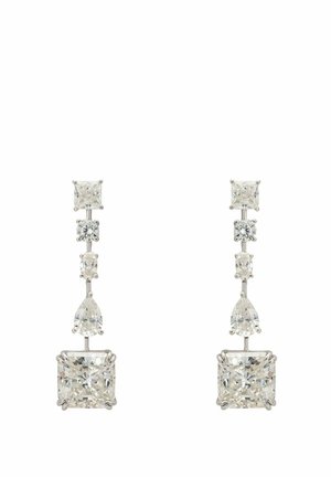 ANGELINA MOISSANITE DROP - Earrings - silver-coloured