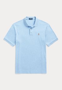 CUSTOM SLIM FIT SOFT COTTON POLO SHIRT - Polo majica - hellblau