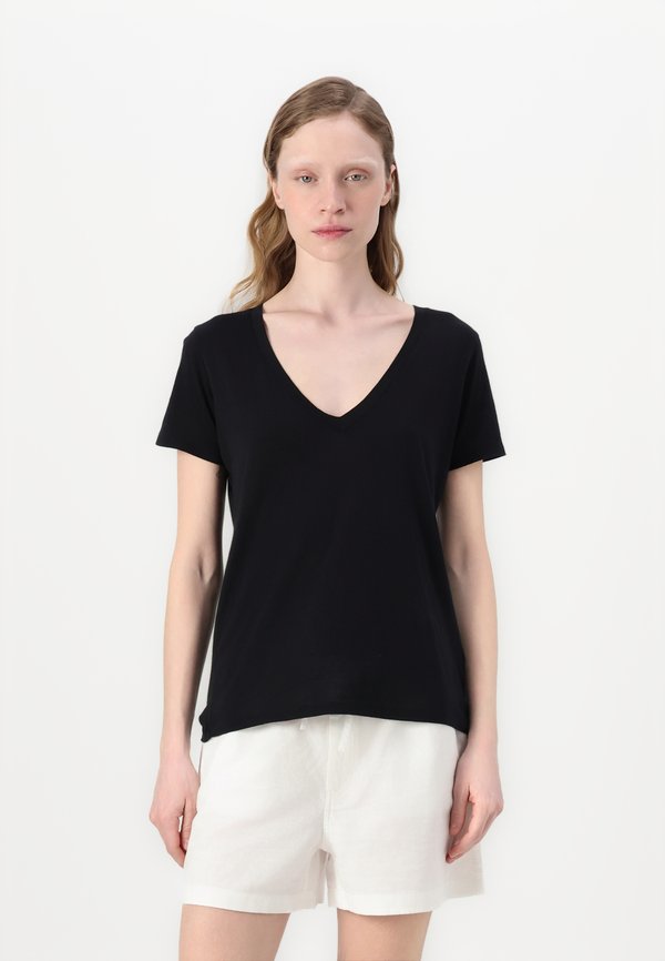 SUPIMA - Basic T-shirt - noir