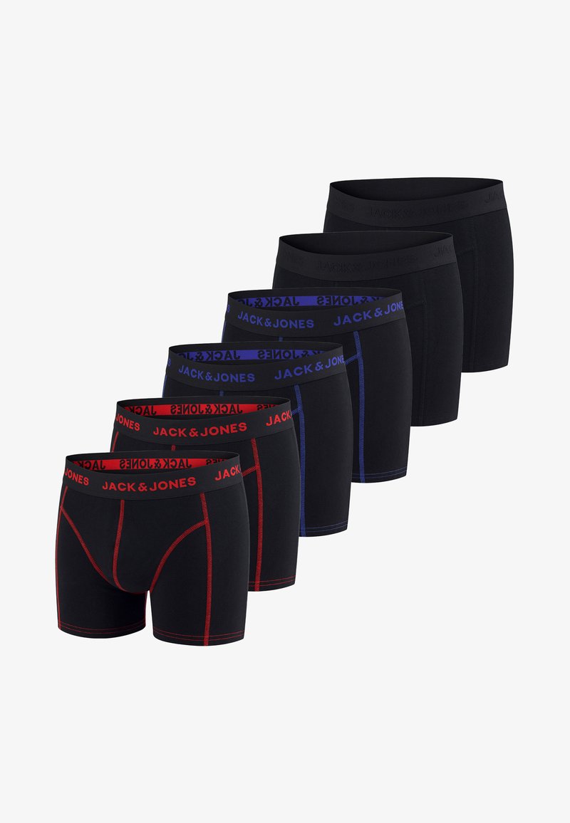 JACK & JONES Onderbroeken voor jongens, 128, 140, 152, 164, 176, 6 stuks, ondergoed voor kinderen, ondergoed, retroshorts, set, biologisch katoen, zwart, rood, groen, blauw, grijs JACK & JONES Onderbroeken voor jongens, 128, 140, 152, 164, 176, 6 stuks, ondergoed voor kinderen, ondergoed, retroshorts, set, biologisch katoen, zwart, rood, groen, blauw, grijs