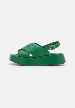 Platåsandaletter - green