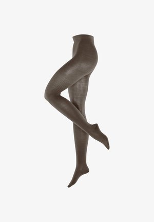 Burlington, FINE ARGYLE - Collants - maple brown