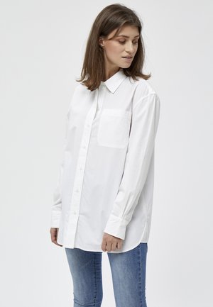 PCTHELMA - Button-down blouse - white