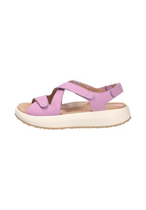 Sandali con zeppa - rosa pink